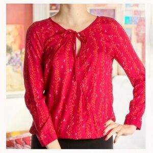Lucky Brand - Pink Bohemian Blouse